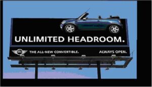 Mini goes big for billboards