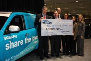 Subaru Shares the Love -- and $4.7 mil -- with five needy charities