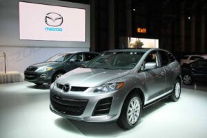 Mazda brought two new models to the NY Auto Show, including the 2010 CX-7, which gets a new, 28 mpg I-4 engine.