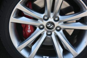 Horsepower is only one measure of performance.  The track-ready edition of the 2010 Hyundai Genesis Coupe includes standard Brembo brakes, front and back