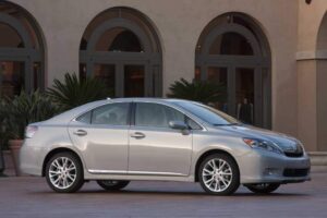The 2010 Lexus HS250h is the world's first dedicated luxury hybrid.