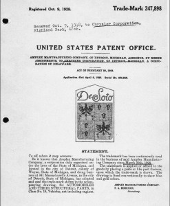 1928 DeSoto Trademark