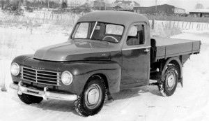 A pickup truck version of the 445, made by Klippan coachbuilding, circa 1949. 