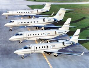 Gulfstream Fleet the G4 and G5 are the bigger ones