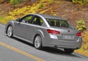 The 2010 Subaru Legacy is larger in virtually every dimension, which yields a notaly bigger passenger compartment and a 14.7 cubic foot trunk.