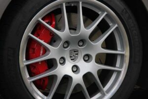 Porsche offers standard 18" wheels on the Panamera S and 4S and 19" on the Turbo.  Massive, vented brakes scrub off speed in a hurry and show little fade, but optional ceramic carbon-carbon brakes are also available.