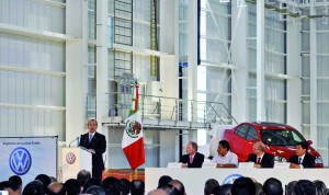 Mexican President Felipe Calderón at Puebla