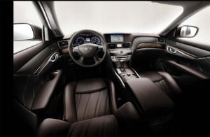 Infiniti is promising a more refined and elegant interior on the 2011 M sedan, with a new, silver-dusted wood finish.
