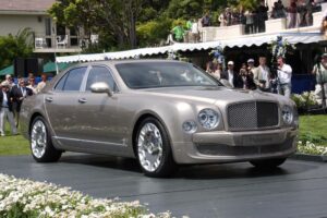 The 2011 Bentley Mulsanne makes its formal debut at the 59th annual Pebble Beach Concours d'Elegance.