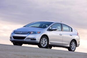 The original hybrid was a teardrop-shaped two-seater. With the launch of the 2010 Honda Insight, the automaker adopts a more conventional four-door design that's still distinctive as a hybrid-only model.