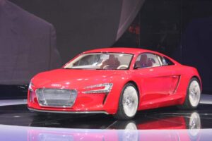 Can a battery vehicle perform like a gasoline-powered supercar? That's what Audi has set out to prove with the 2012 e-tron.