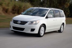 A Microbus it ain't, but the 2010 Volkswagen Routan does deliver a roomy and utilitarian interior.