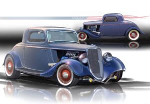Ford's EcoBoost V-6 gives this '34 3-Window Coupe replica a high-powered, downsized alternative to the classic 302-inch V-8.
