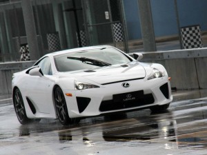 Lexus claims the 2011 LF-A will launch from 0 to 60 in just 3.6 seconds and top out at 202 mph.