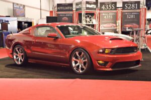 Saleen brought its latest offering, the S281 Mustang, to this year's SEMA show, but there were plenty of no-shows at the normally SRO event.