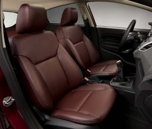 The interior of the 2011 Ford Fiesta has undergone significant changes to comply with U.S. safety standard but maintains a decidedly up-market feel.