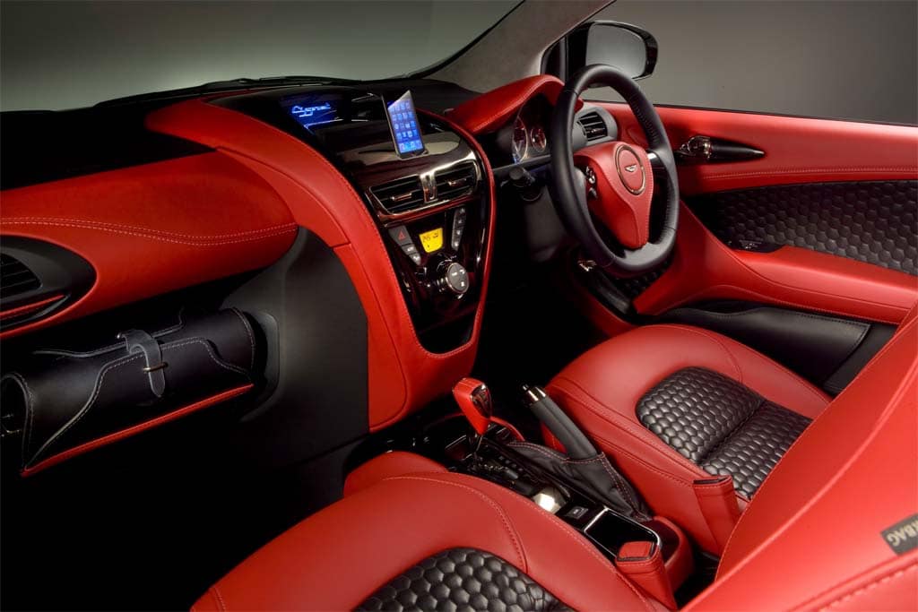 The Contrasting Black And Red Leather Interior Looks A Bit