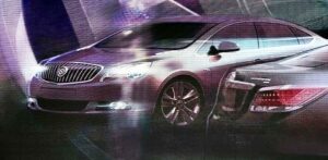 This digital rendering hints at the Premium Compact Sedan that will be coming soon to the Buick line-up.