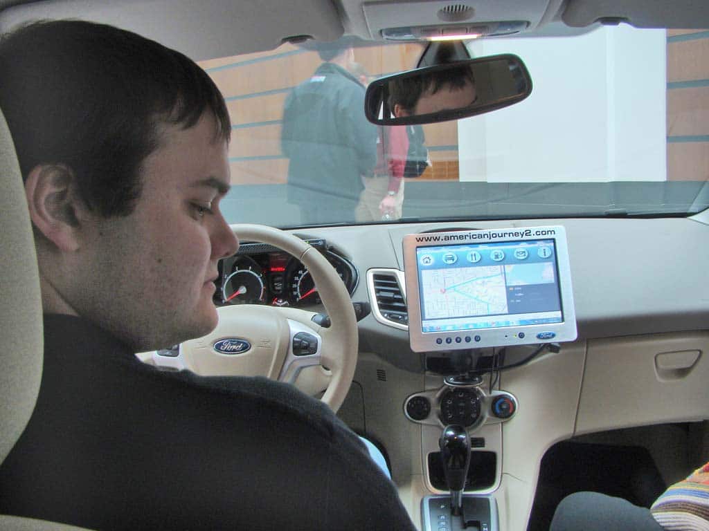 Students Design In-Car Apps for Ford Fiesta - Collin-Hockey-in-Fiesta