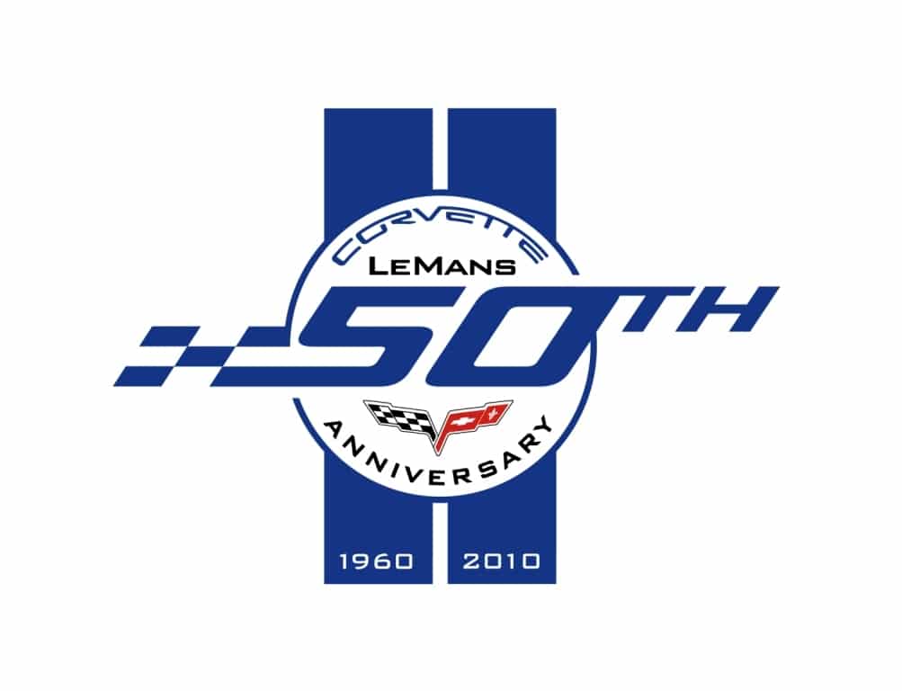 Corvette 50th Anniversary LeMans Logo Winning the 24 Hours of Le Mans has