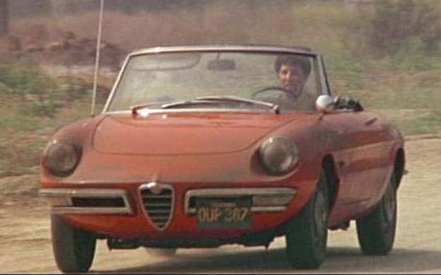 Dustin Hoffman drove an Alfa Spider in the 1967 hit The Graduate