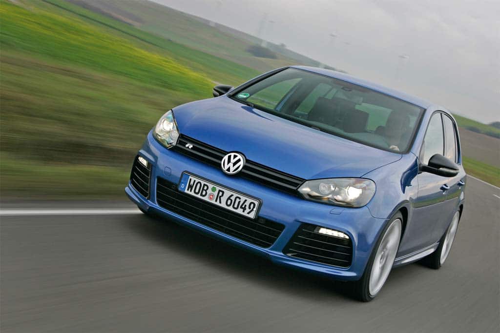 Volkswagen launches its new compact hot hatch the Golf R32 in early 2012