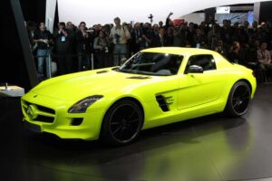 Who says battery power can't be fun? The Mercedes SLS E-Cell is one of the big debuts at the 2011 Detroit Auto Show.