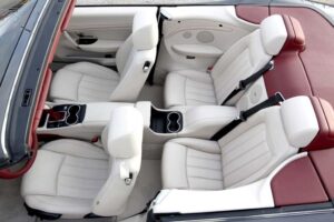 This cabrio actually seats four adults.