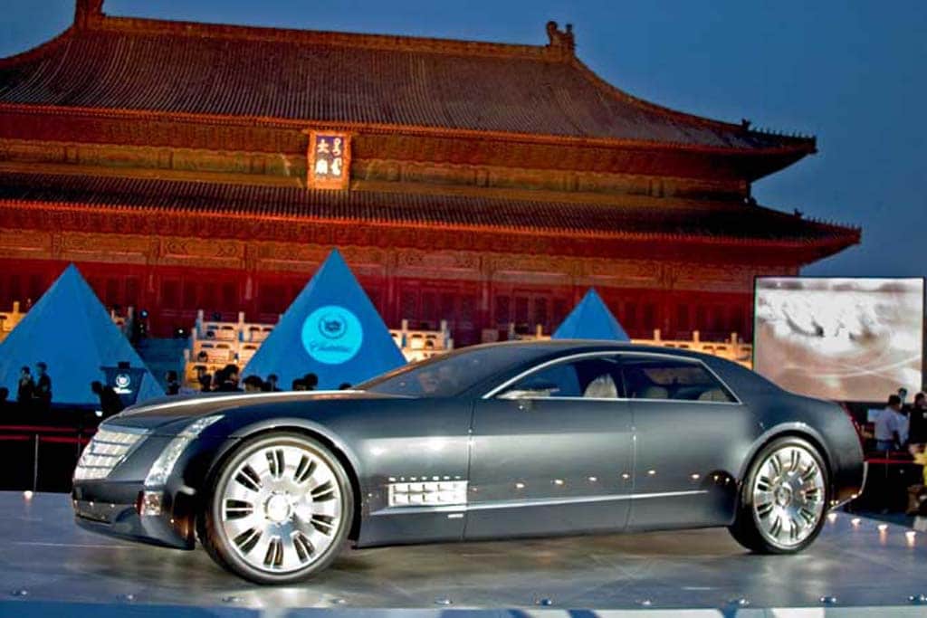 The Cadillac Sixteen shown here in Beijing could have strong influence 