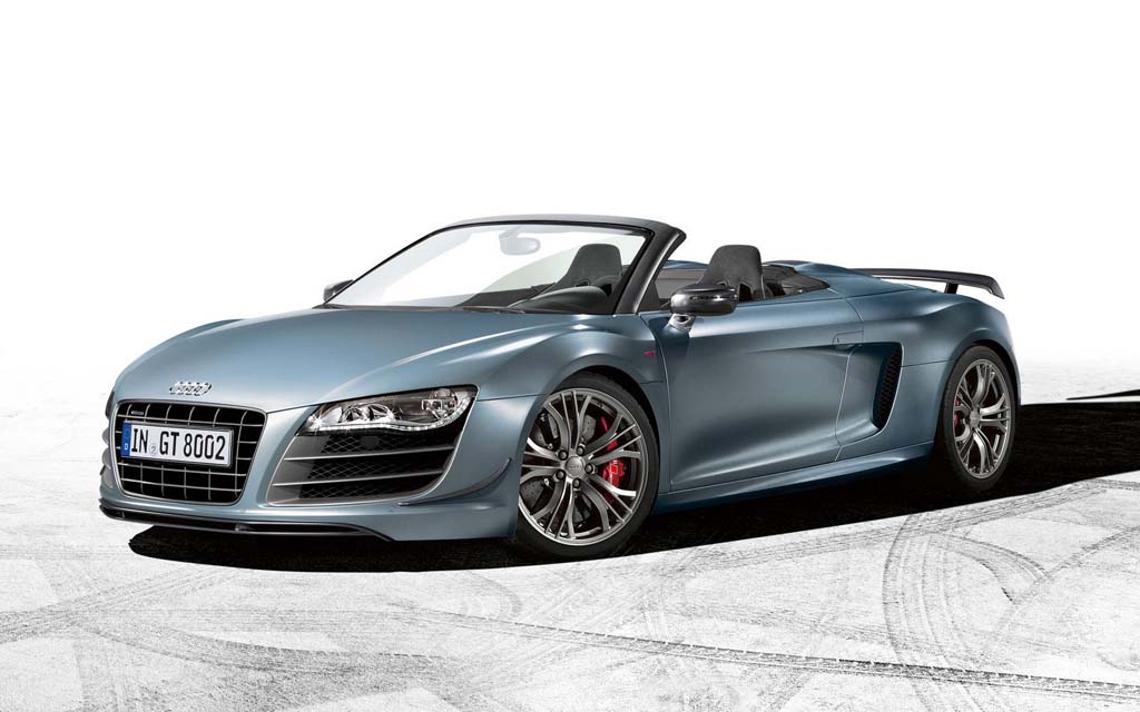 Audi's R8 GT Spyder is its first model to top 200000