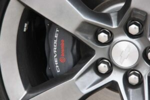 Classic muscle cars were all about straight-line acceleration. With 4-piston Brembo brakes, the 2010 Chevy Camaro has plenty of stopping power.