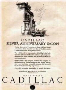 Cadillac Ad, 1920s
