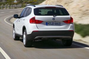 The look is familiar, but downsized, with the 2010 BMW X1.