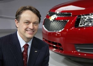 Brent Dewar will leave GM in April after being ousted as Chevrolet General Manager.