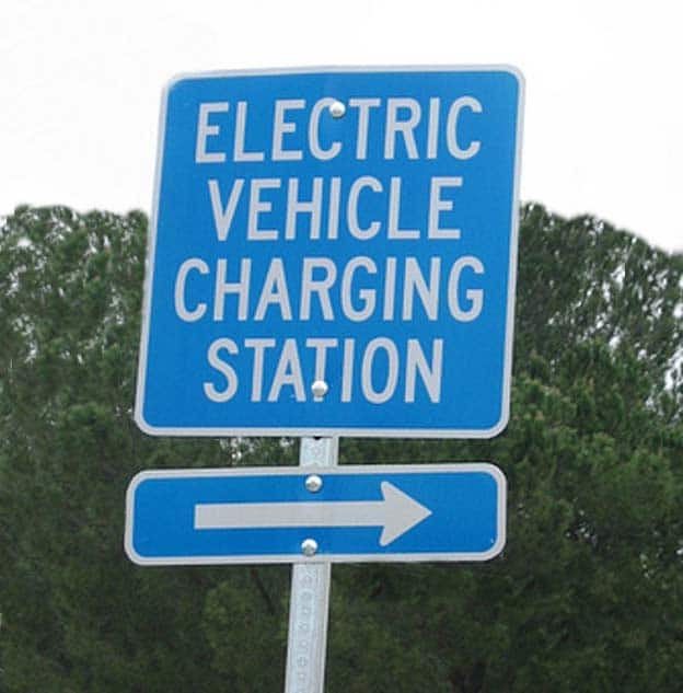 EV Charging Station sign