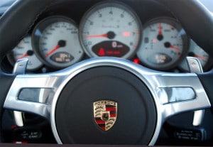 Porsche steering wheel