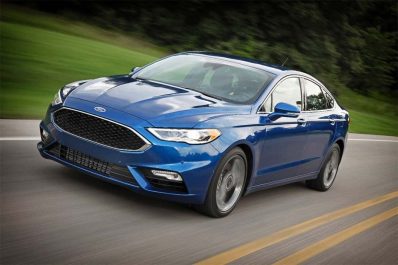 2017 Ford Fusion Sport - driving front 3-4