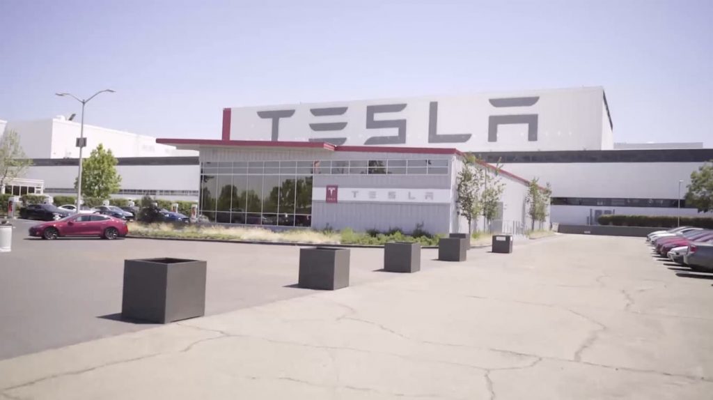 Tesla Fremont California plant exterior