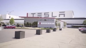 Tesla Fremont California plant exterior