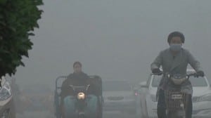 Problema de qualidade do ar na China