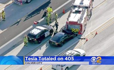 Tesla Autopilot Crash 1-18