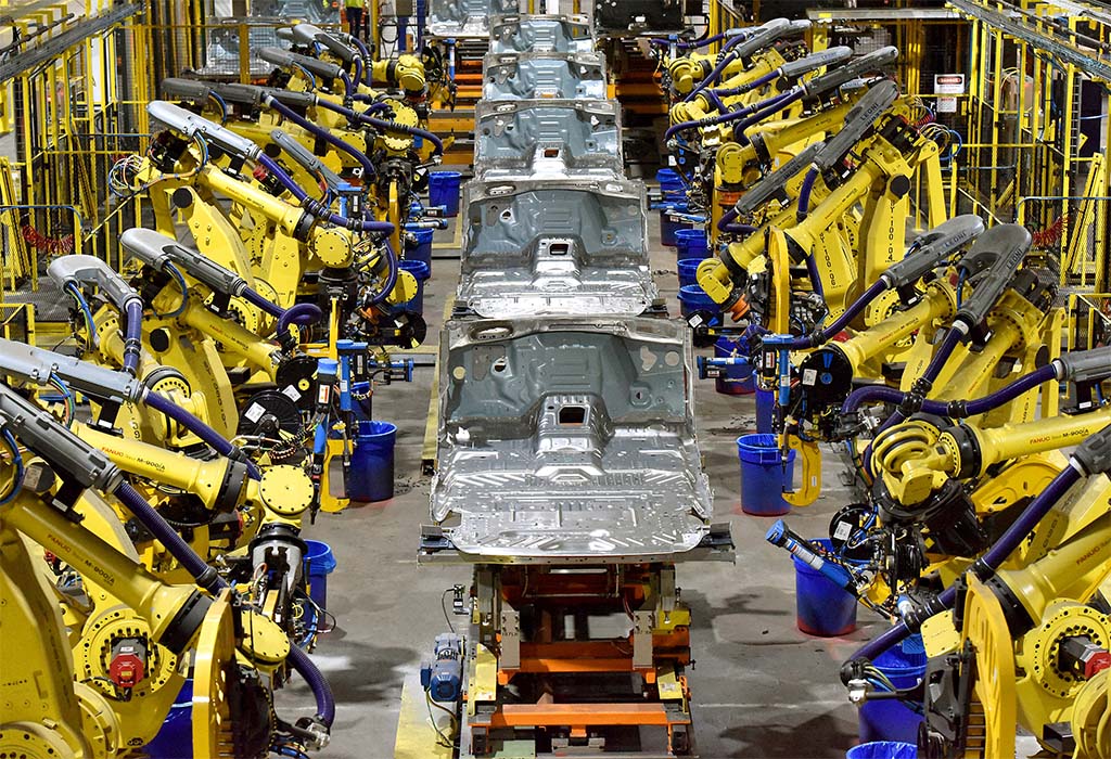 Robots at Kentucky Truck Plant