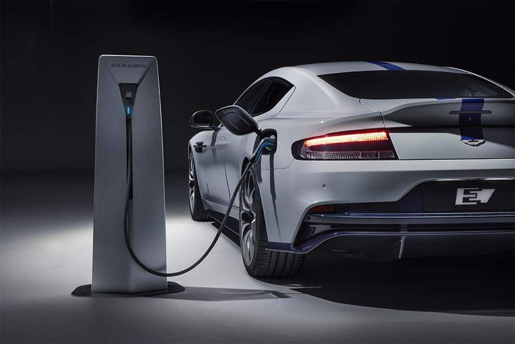 Aston Martin Rapide E - charging