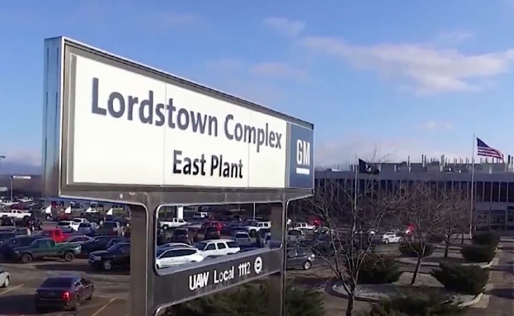 Lordstown plant sign
