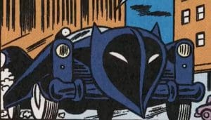 Batmobile comic book