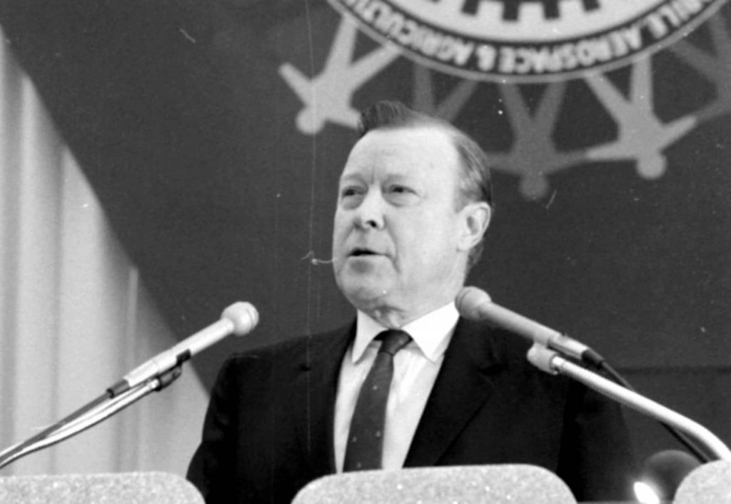 Walter Reuther speaks