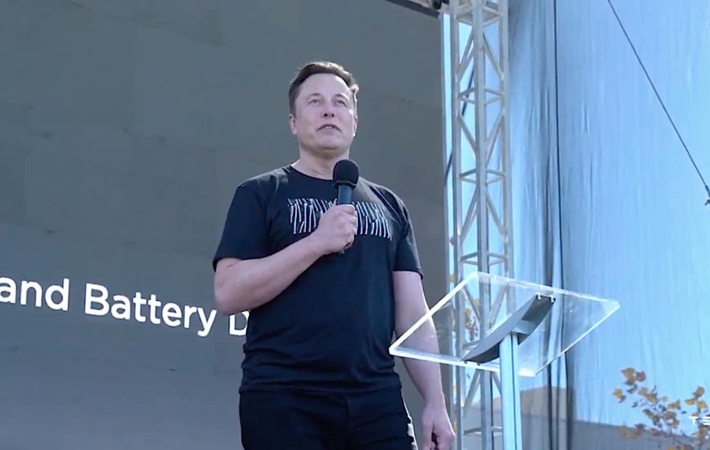 Musk at Battery Day 2020