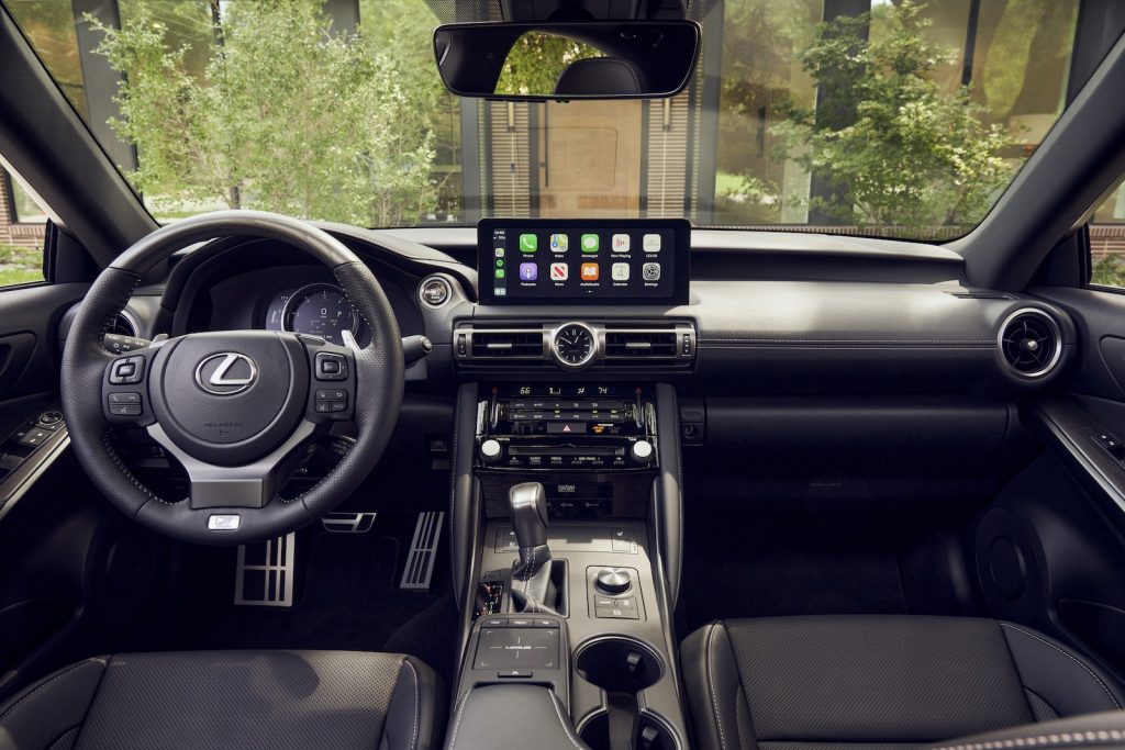2021 Lexus IS 350 F Sport interior