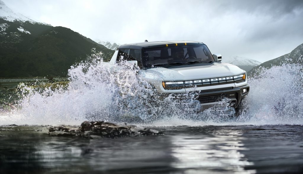 2022 GMC Hummer fords water