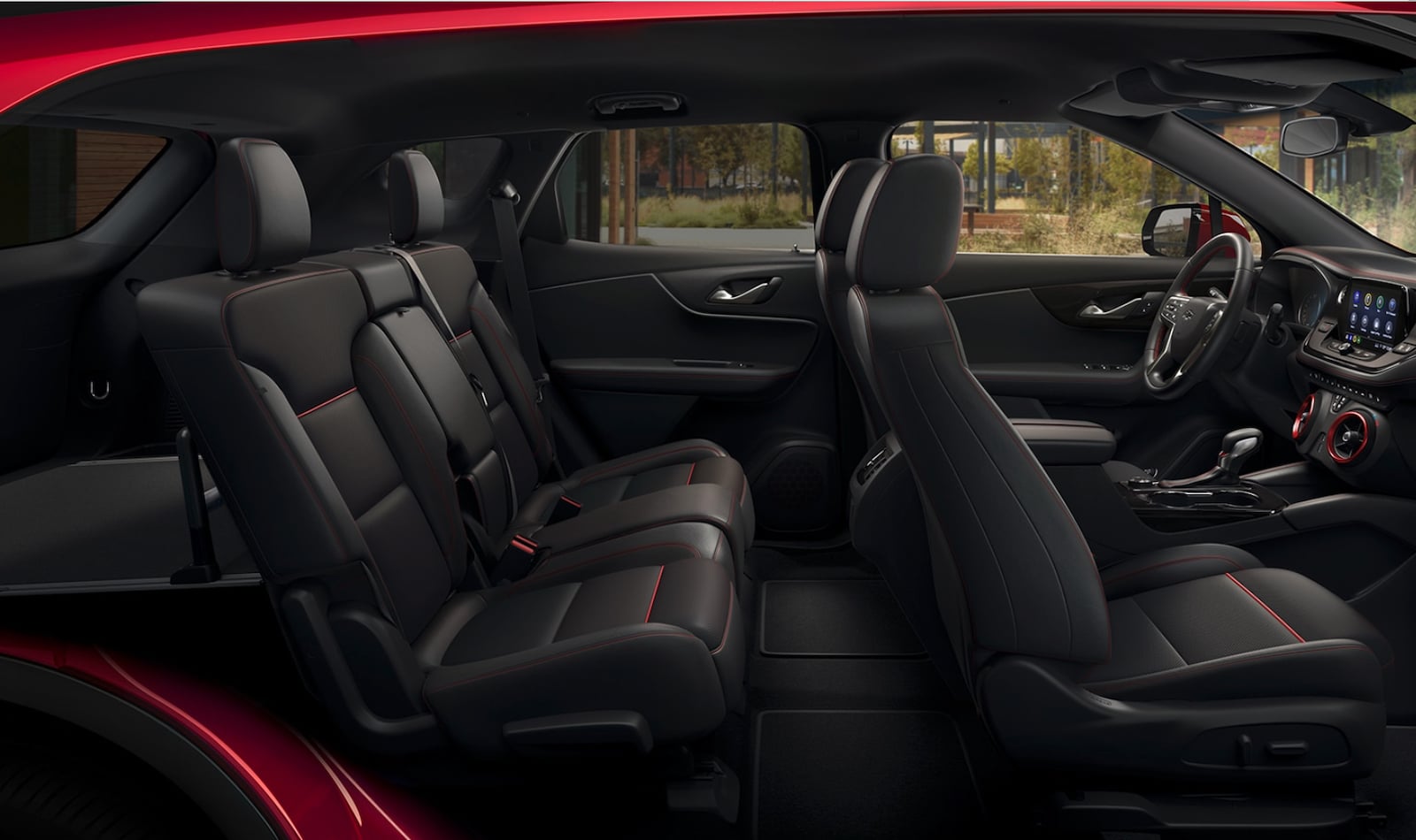 The Blazer seats five people and offers plenty of convenience features, lik...